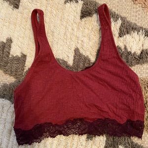 Aerie Maroon Bralette